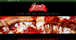 Desktop Screenshot of johnspizzarockford.com