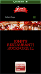 Mobile Screenshot of johnspizzarockford.com